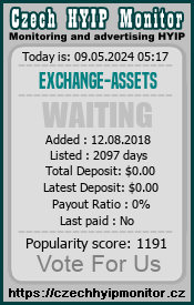 exchange-assets.com monitoring by czechhyipmonitor.cz