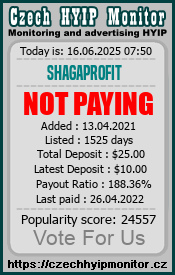 shagaprofit.com & czechhyipmonitor.cz