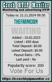 thefarmcoin.com & czechhyipmonitor.cz