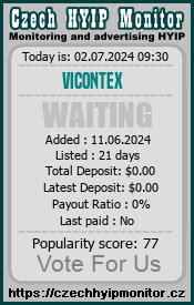 vicontex.online & czechhyipmonitor.cz