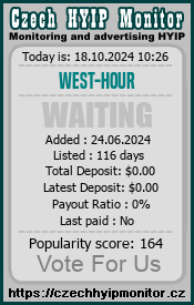 west-hour.cfd & czechhyipmonitor.cz