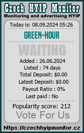 green-hour.cfd & czechhyipmonitor.cz