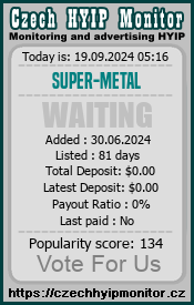 super-metal.cfd & czechhyipmonitor.cz