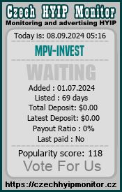 mpv-invest.fun & czechhyipmonitor.cz