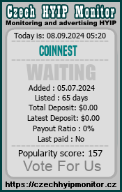 coinnest.trade & czechhyipmonitor.cz