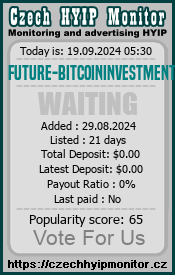 future-bitcoininvestment.ltd & czechhyipmonitor.cz