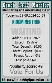 kingminertron.pro & czechhyipmonitor.cz