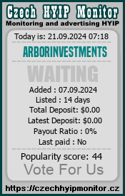 arborinvestments.online & czechhyipmonitor.cz