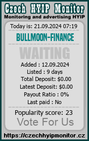 bullmoon-finance.com & czechhyipmonitor.cz