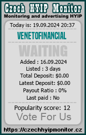 venetofinancial.com & czechhyipmonitor.cz