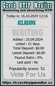 aclabank.net & czechhyipmonitor.cz