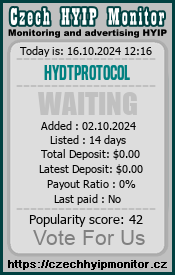 hydtprotocol.com & czechhyipmonitor.cz