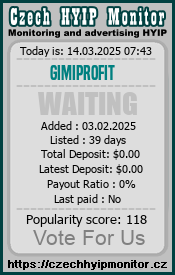 gimiprofit.com & czechhyipmonitor.cz