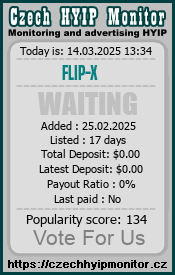 flip-x.net & czechhyipmonitor.cz