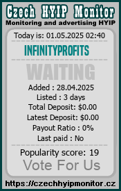 infinityprofits.top & czechhyipmonitor.cz