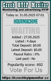 hourmachine.top & czechhyipmonitor.cz