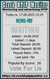 nemo-pay.online & czechhyipmonitor.cz