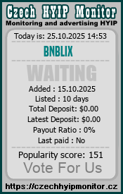 bnblix.com & czechhyipmonitor.cz